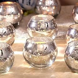 silver tealight holders