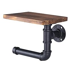 industrial toilet roll holder wit hshelf