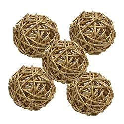 gold woven balls