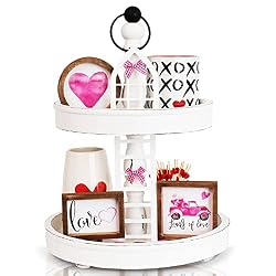 wooden signs for christmas tiered tray