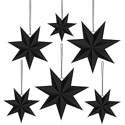 black star christmas ornaments