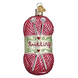 old world knitting ornament
