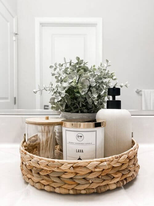 bathroom centerpiece