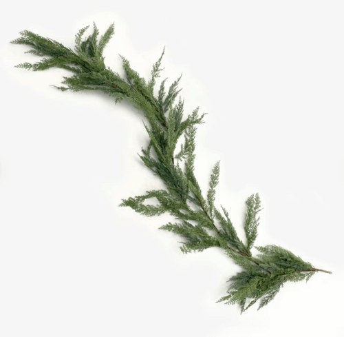 faux cypress garland