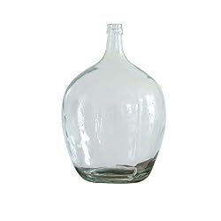 large glass bottle vase