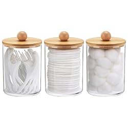 q tip holder wood lid