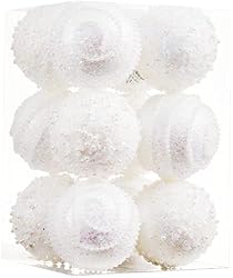 elegant white ornaments