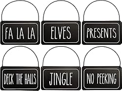 rustic christmas signs