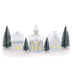 miniature christmas village