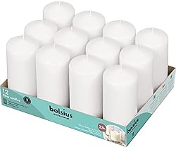 large white pillar candles