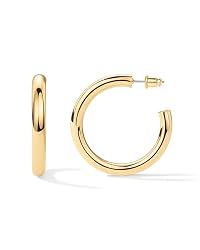 gold hoop earrings