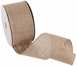burlap ribbon
