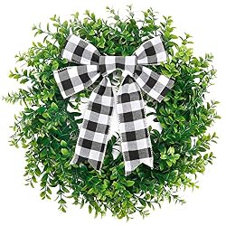 wreath with ribbon