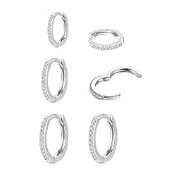 small silver hoops