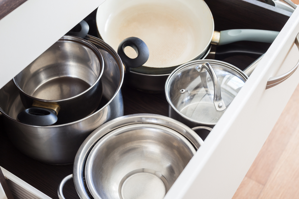 Store Pots And Pans Inside One Another Store Pots And Pans Inside One Another