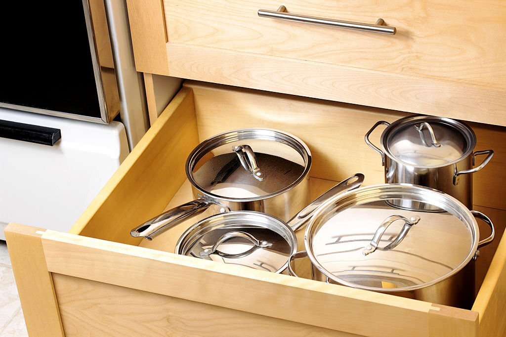 organize pots and pans in cabinet organize pots and pans in cabinet