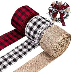buffalo plaid ribbon