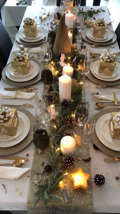 christmas table decor