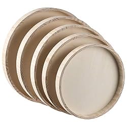 wood round trays