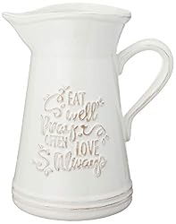 white ceramic pitcher