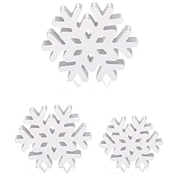 wood snowflakes