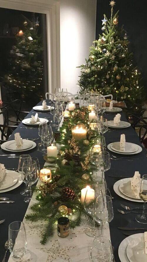 Fresh christmas centerpieces