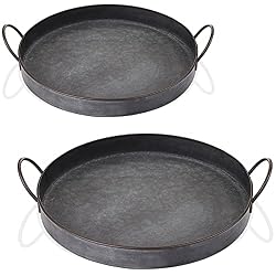 round metal tray