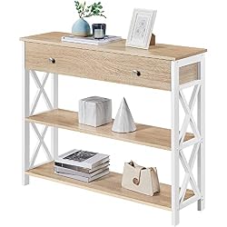 light wood entry table