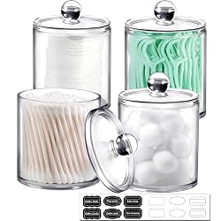 bathroom vanity jars