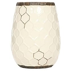 neutral ceramic vase