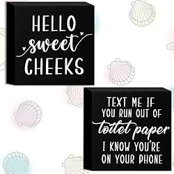 small bathroom toilet signs