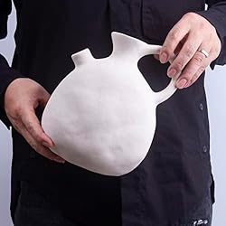 ceramic round vase