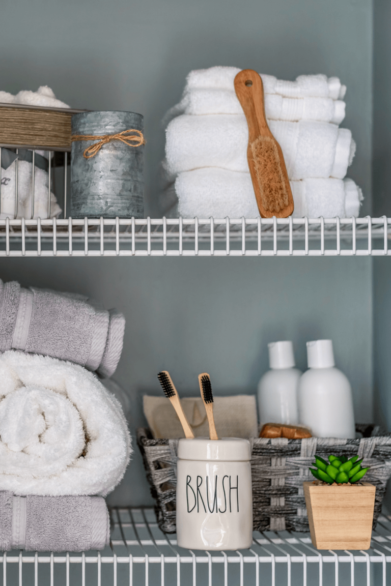 bathroom closet organization ideas