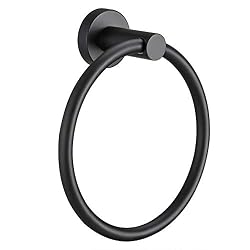 matte black towel ring