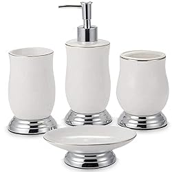 white ceramic bathroom accessories