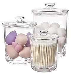 acrylic jars for qtips
