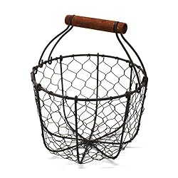 rustic chicken wire basket