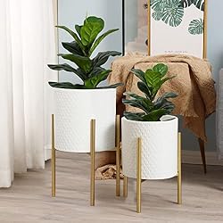 gold stand for plant pot
