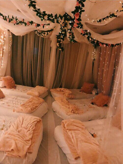 sleepover birthday party ideas