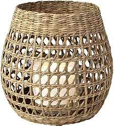 woven candle holder