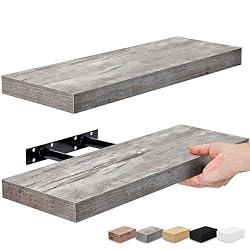 thick farmhouse floating shelf