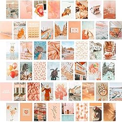 peach wall collage kit