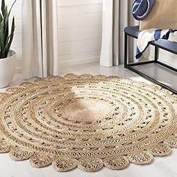 woven round rug