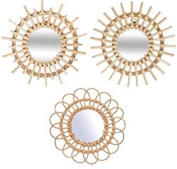 woven sun mirrors