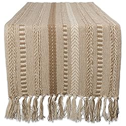 thick neutral table runner