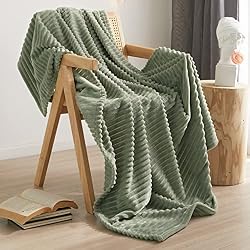 sage green throw