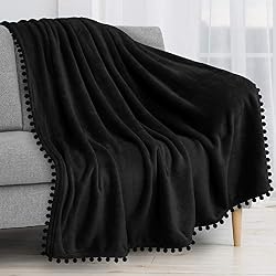 black velvet throw