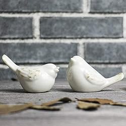 ceramic bird statue