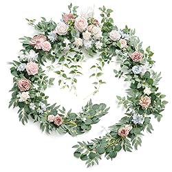 flower and green garland