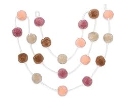 boho pom pom garland
